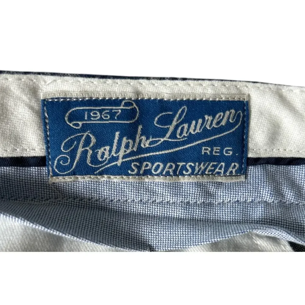 Vintage Polo Ralph Lauren Sportswear Men’s‎ Size 40 100% Cotton Plaid Shorts